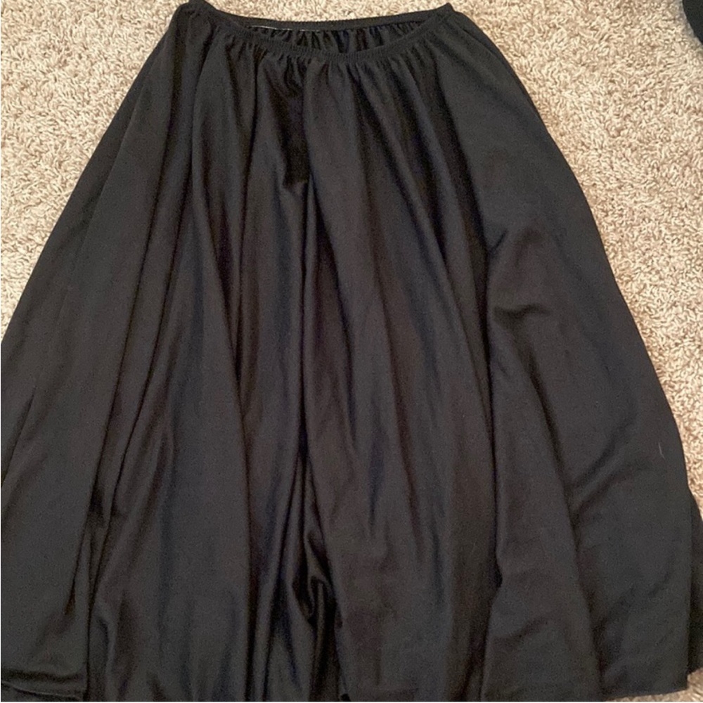 Black dance character skirt. Size medium.